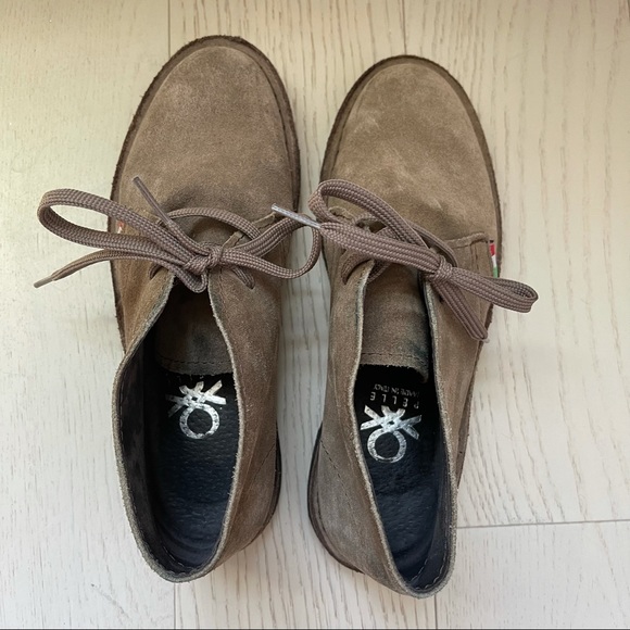 Pelle Italian Leather Suede Chukka Desert Boots - Picture 4 of 11